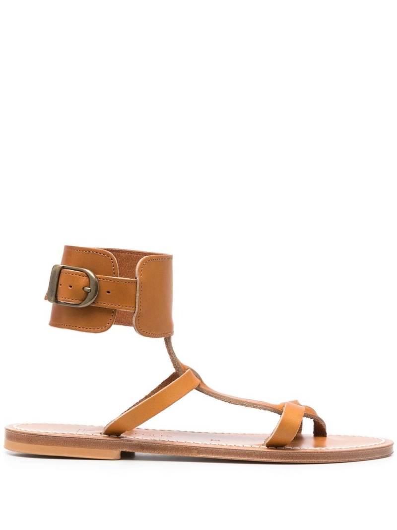 K. Jacques ankle-fastening flat sandals - Brown von K. Jacques