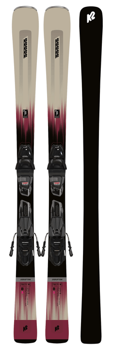 K2 Disruption 76 CTI inkl. ER3 10 GW On Piste Ski inkl. Bindung rohweiss von K2