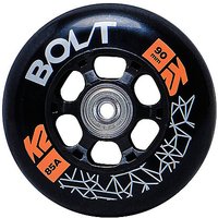 STUF Inlineskate-Rollen Bolt Speed 90mm 85A 4-Wheel Pack silber von STUF