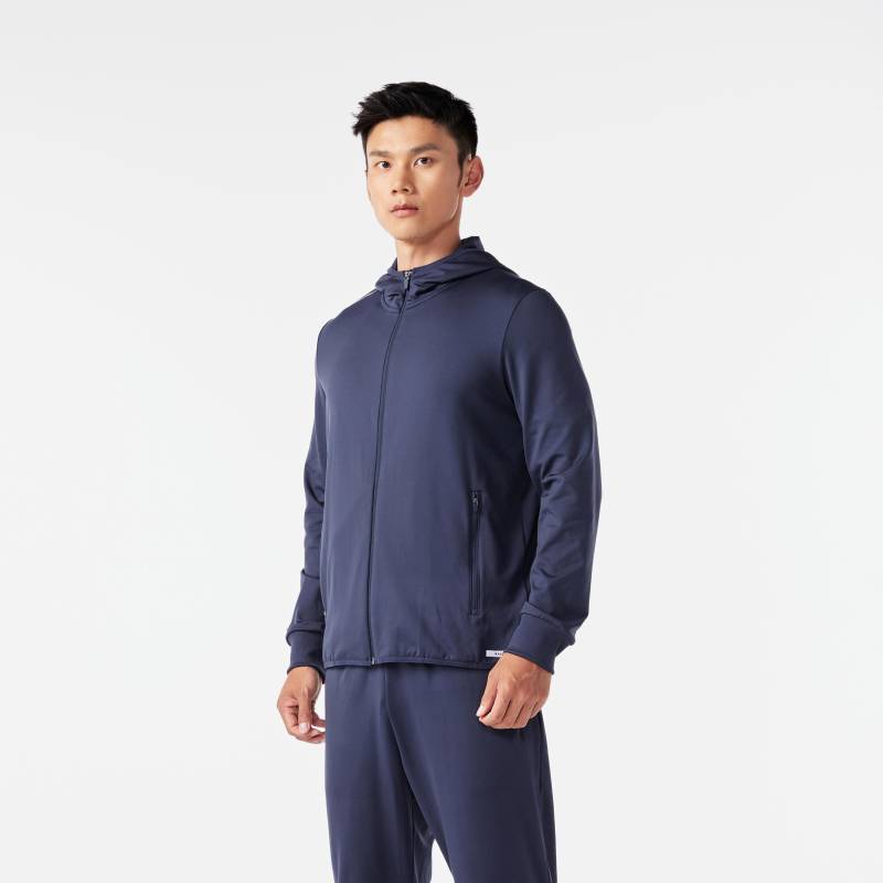 Jacke - Run 100 Herren Blau Bedruckt XL von KALENJI