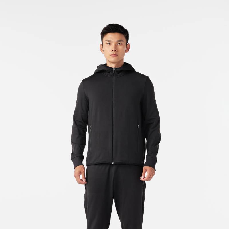 KALENJI - Jacke RUN 100, für Herren, Charcoal Black, Größe L von KALENJI