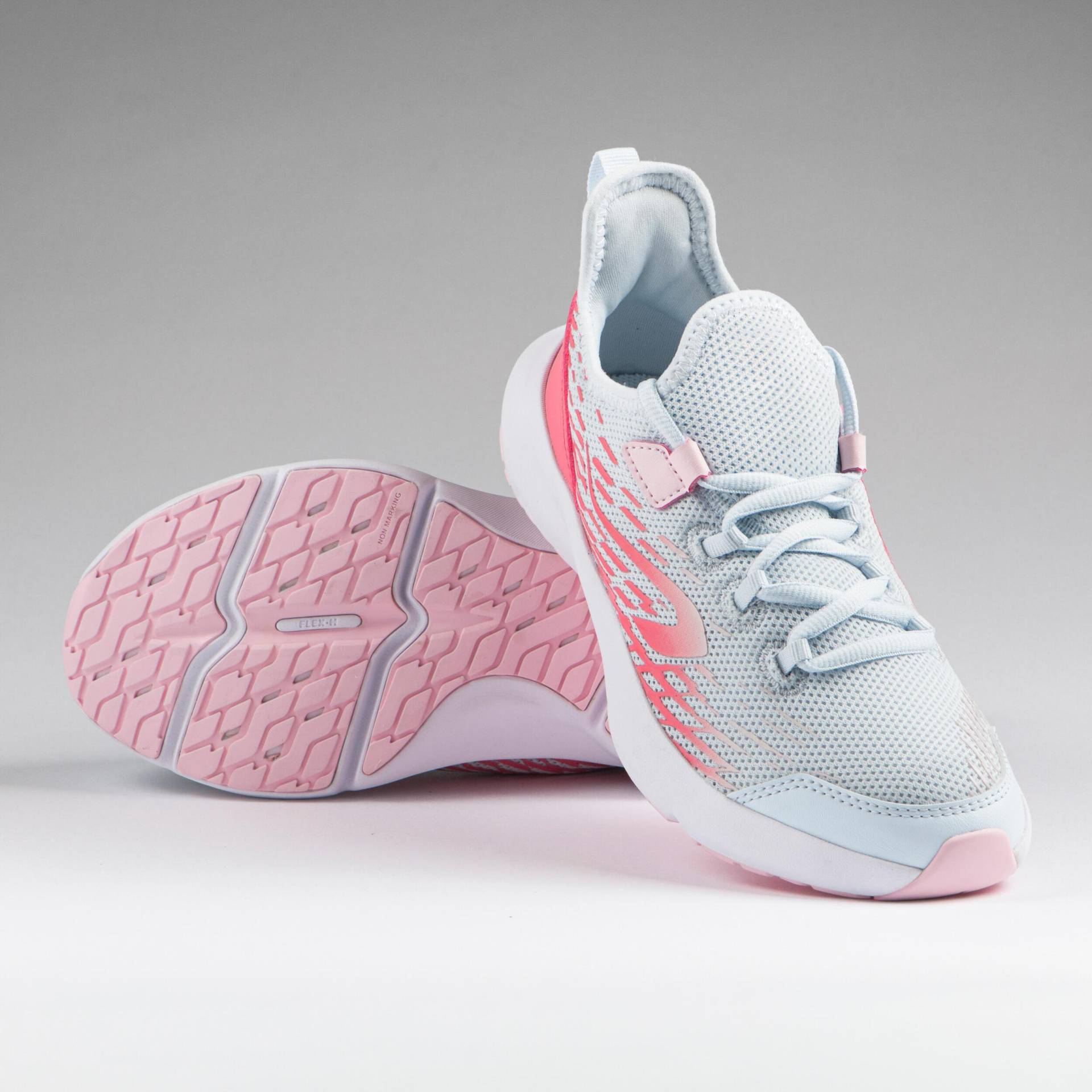 Turnschuhe - Flex Run Unisex Rosa 36 von DECATHLON