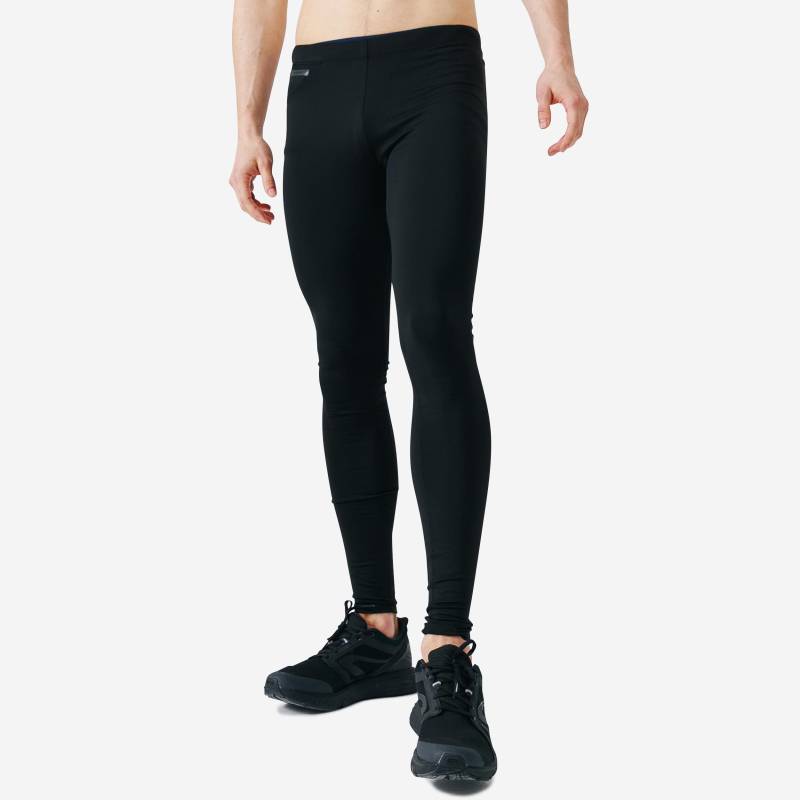 Leggings - Run Warm Herren Schwarz Leicht L von KALENJI