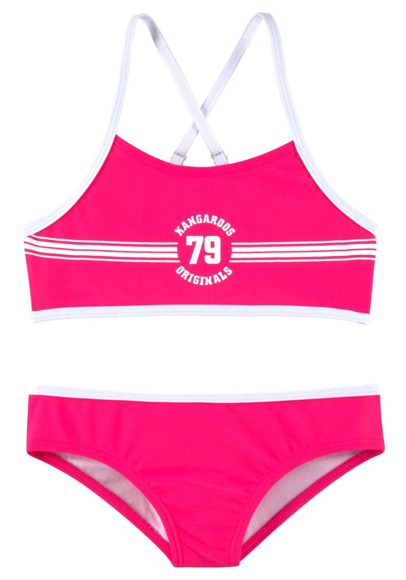KangaROOS Bustier-Bikini »Sporty«, mit sportlichem Frontdruck KangaROOS Bustier-Bikini »Sporty«, mit sportlichem Frontdruck von KangaROOS