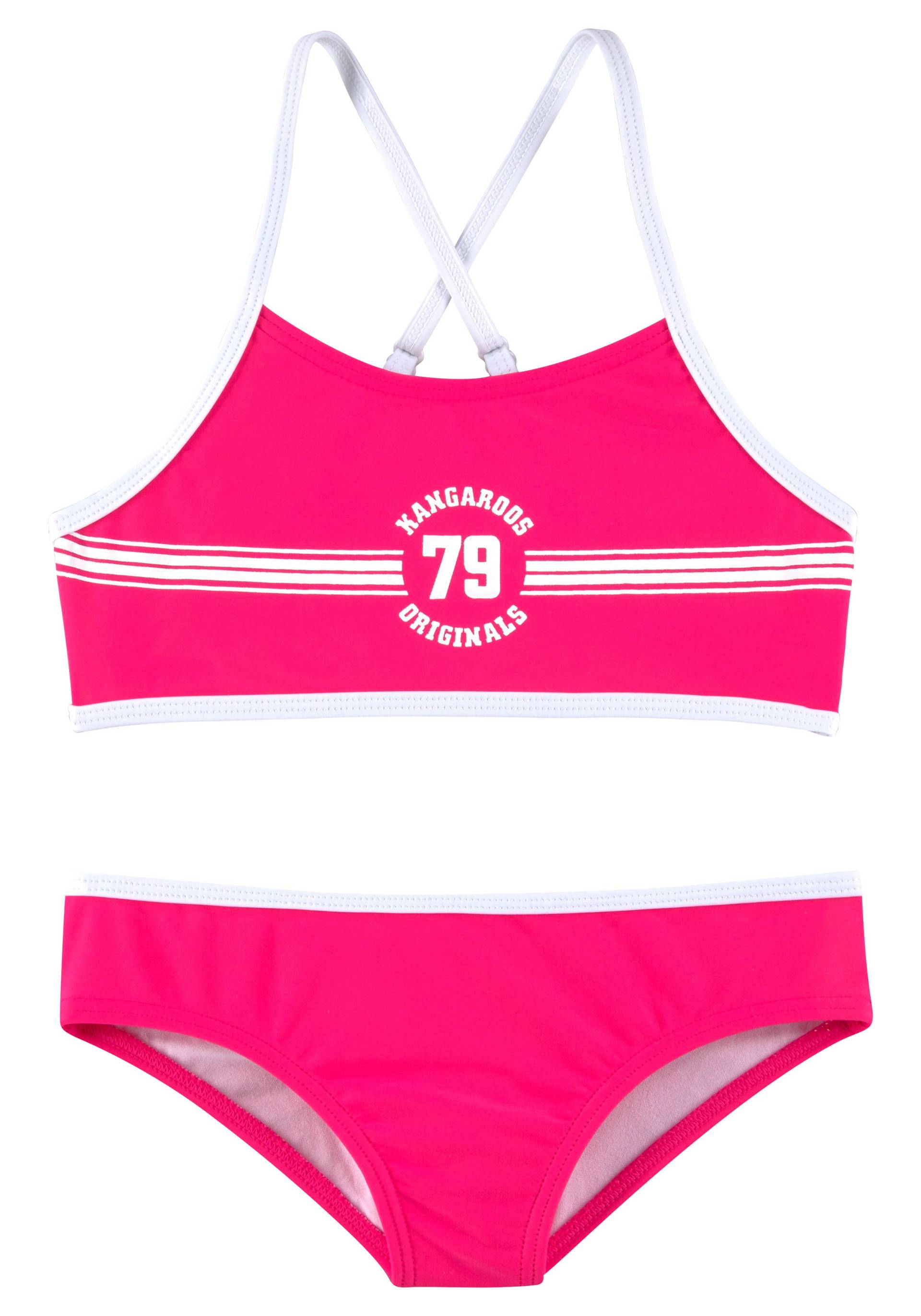 KangaROOS Bustier-Bikini »Sporty«, mit sportlichem Frontdruck KangaROOS Bustier-Bikini »Sporty«, mit sportlichem Frontdruck von KangaROOS