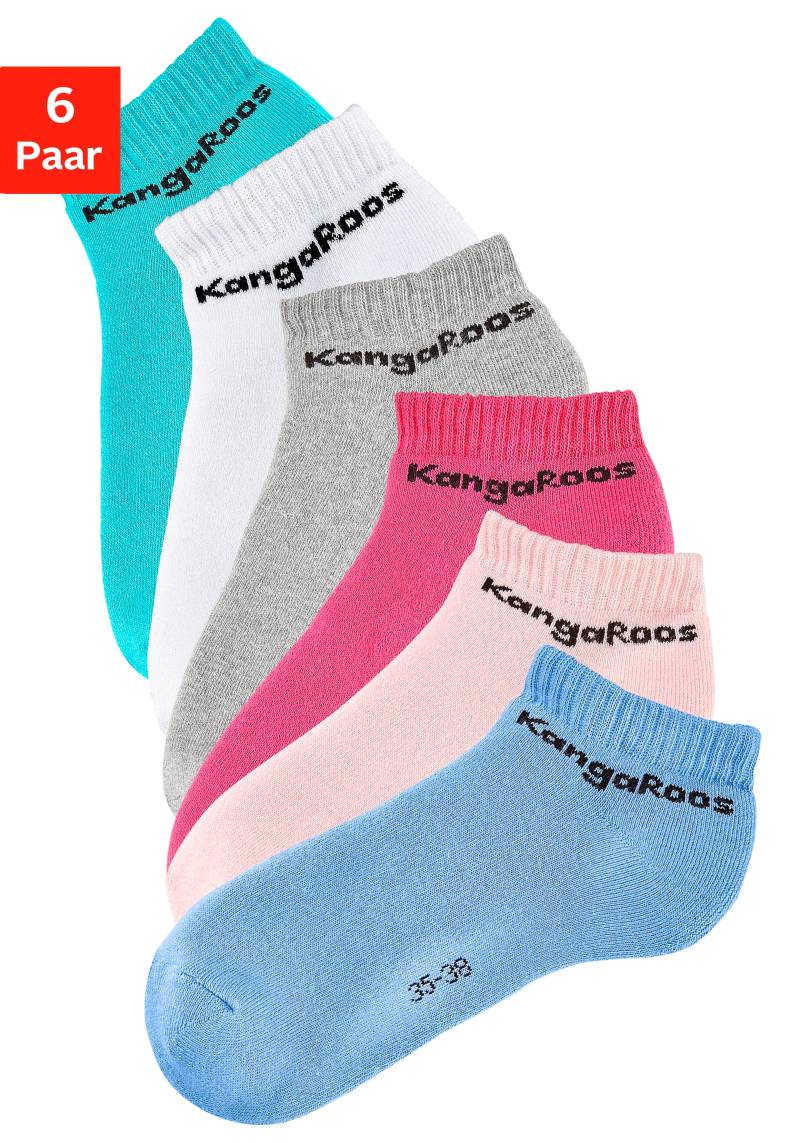 KangaROOS Sneakersocken, (Packung, 6 Paar), mit Frottee innen von KangaROOS