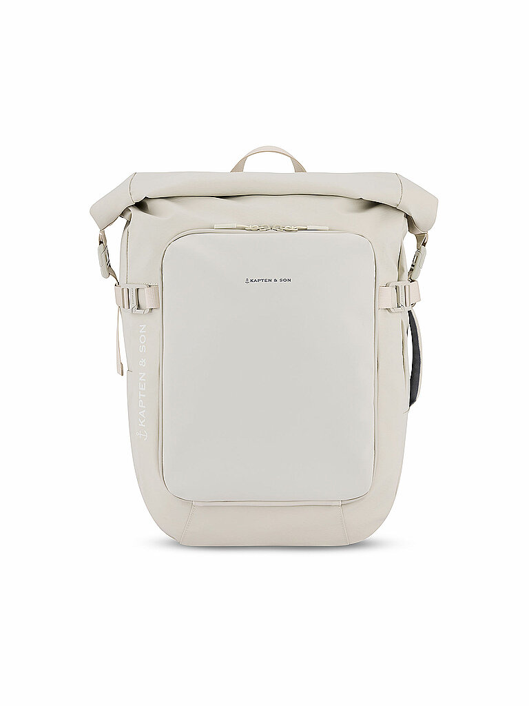 KAPTEN & SON Rucksack LISBON, erweiterbar beige von KAPTEN & SON