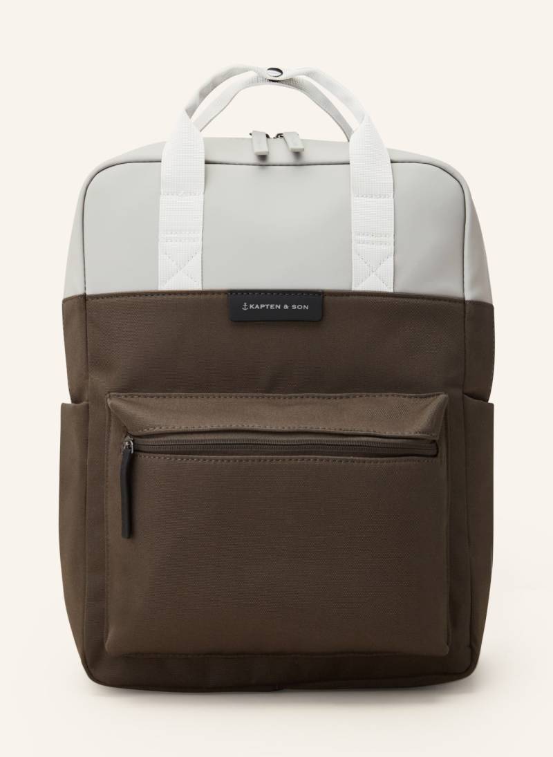 Kapten & Son Rucksack Bergen 11 L Mit Laptopfach grau von KAPTEN & SON