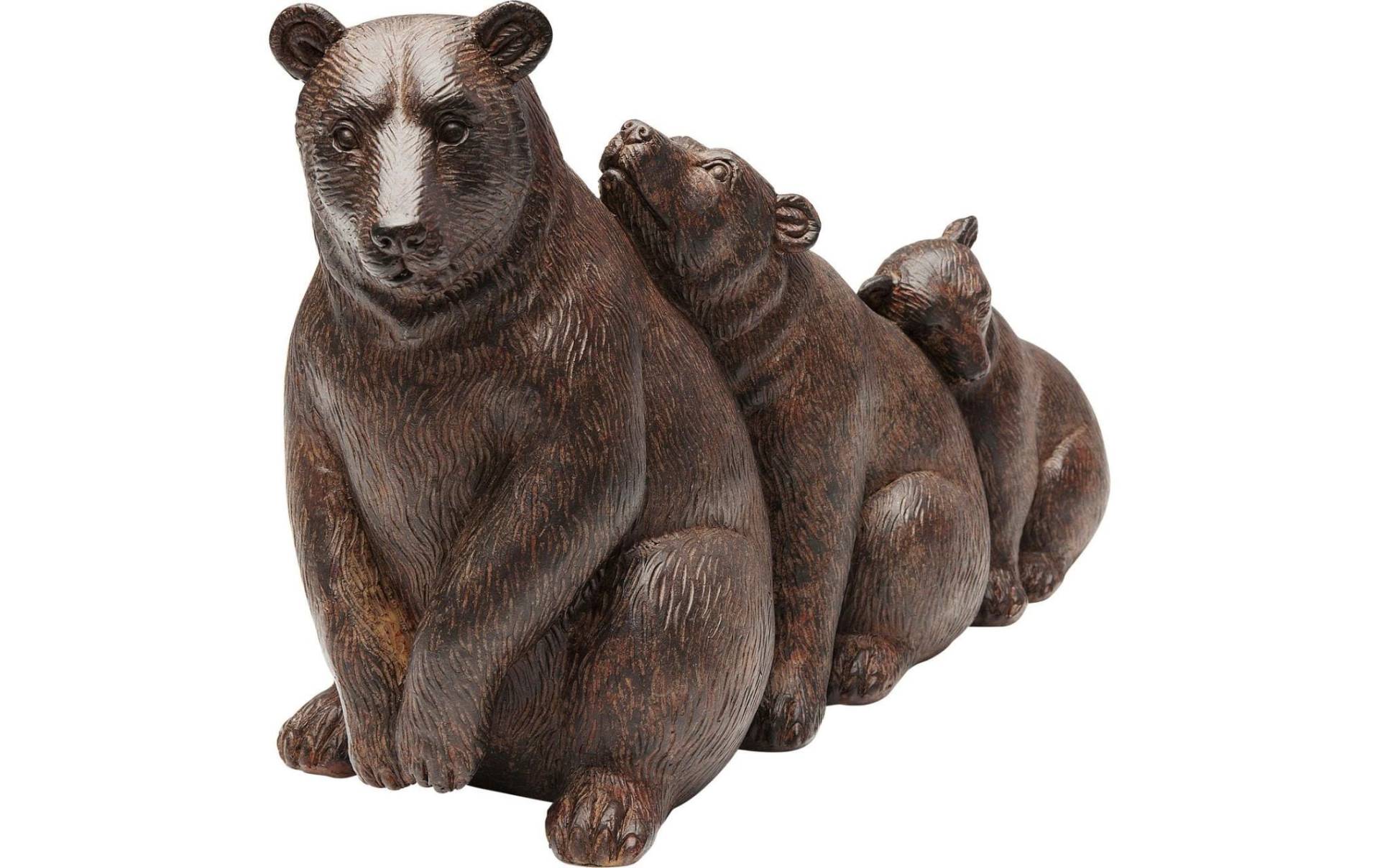 KARE Dekofigur »Relaxed Bear Family Braun« von KARE