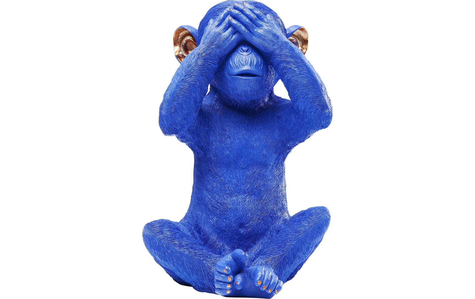 KARE Spardose »Monkey Mizaru Blau« von KARE