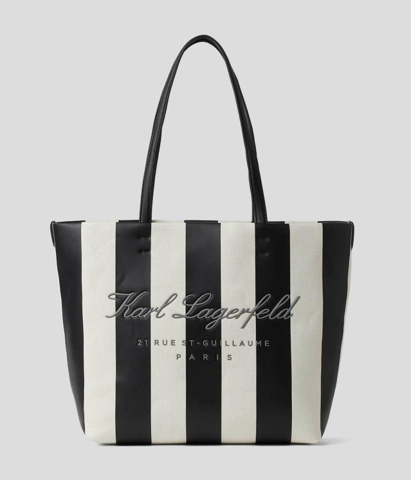 Hotel Karl Beach Stripe Tote Damen Multicolor ONE SIZE von KARL LAGERFELD