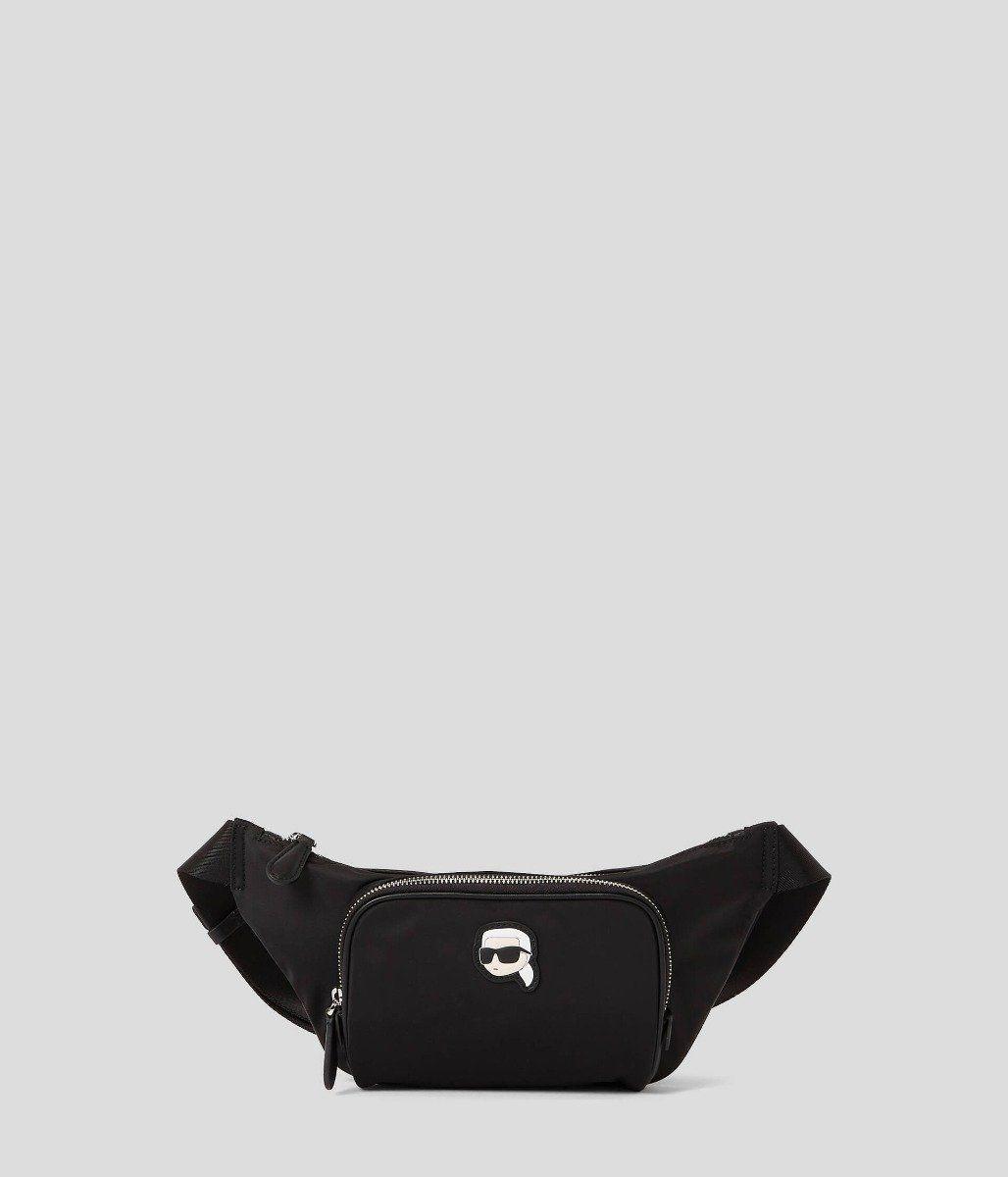 K/ikonik 2.0 Nylon Bumbag Damen Schwarz ONE SIZE von KARL LAGERFELD