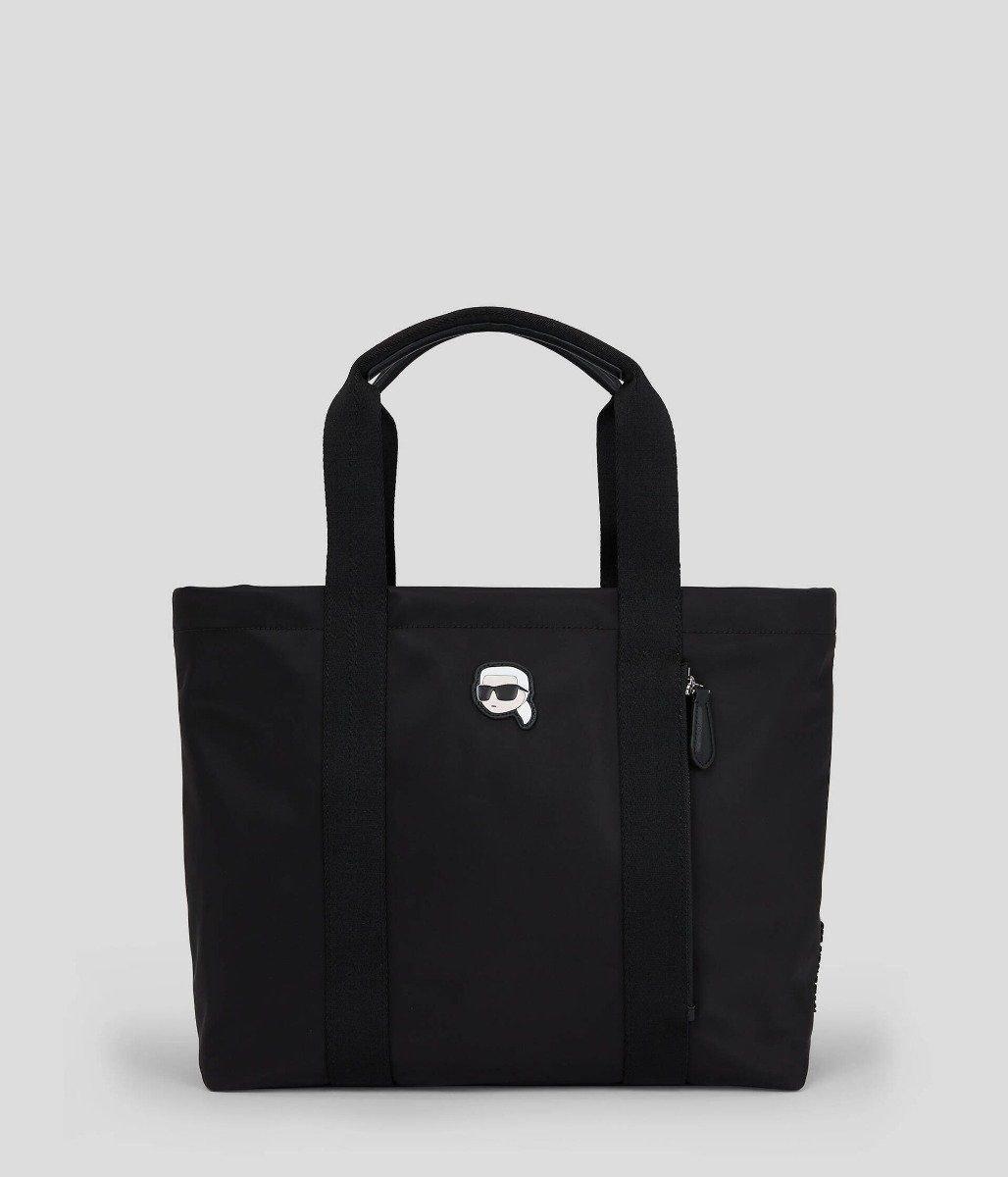 Kikonik 2.0 Nylon Zip Tote-0 Damen Schwarz ONE SIZE von KARL LAGERFELD