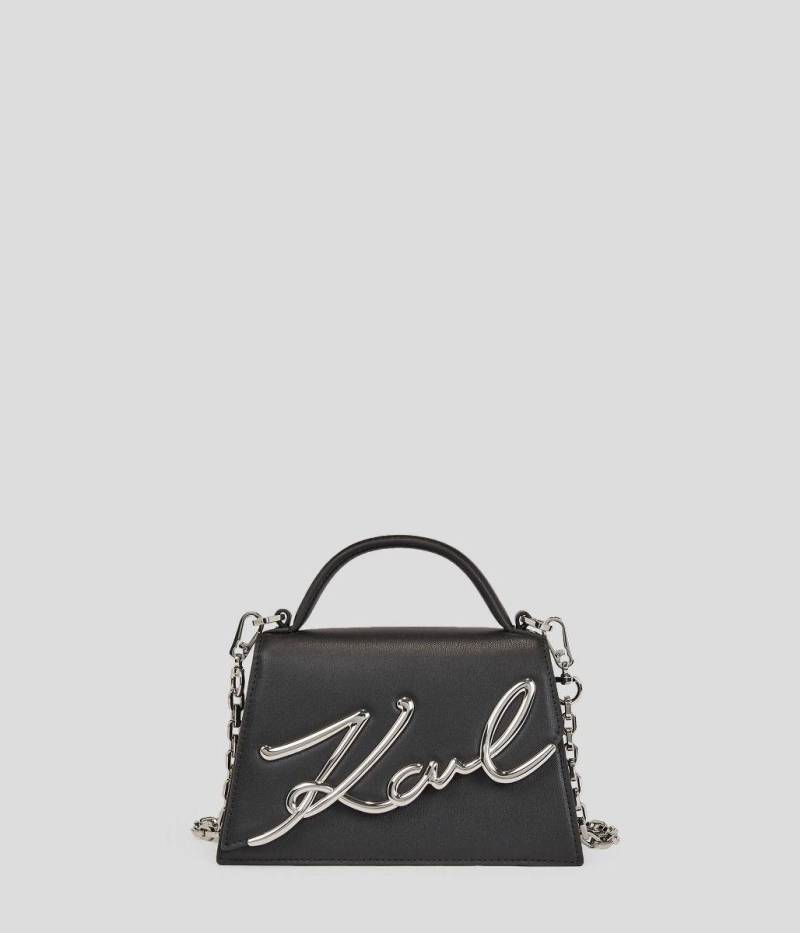 Signature Crossbody Damen Schwarz ONE SIZE von KARL LAGERFELD