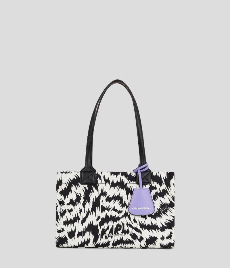 Skuare Tote Zebra Damen Multicolor ONE SIZE von KARL LAGERFELD