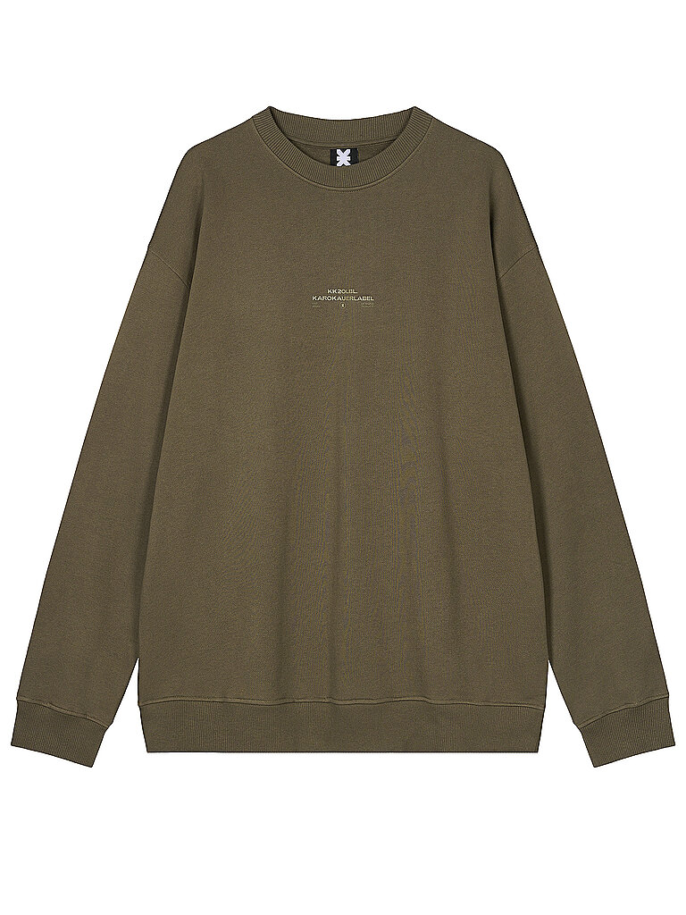 KARO KAUER Sweater olive | L von KARO KAUER