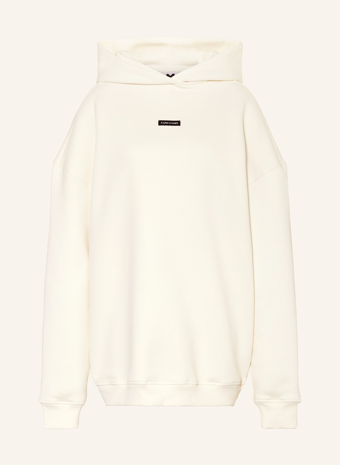 Karo Kauer Oversized-Hoodie beige von KARO KAUER