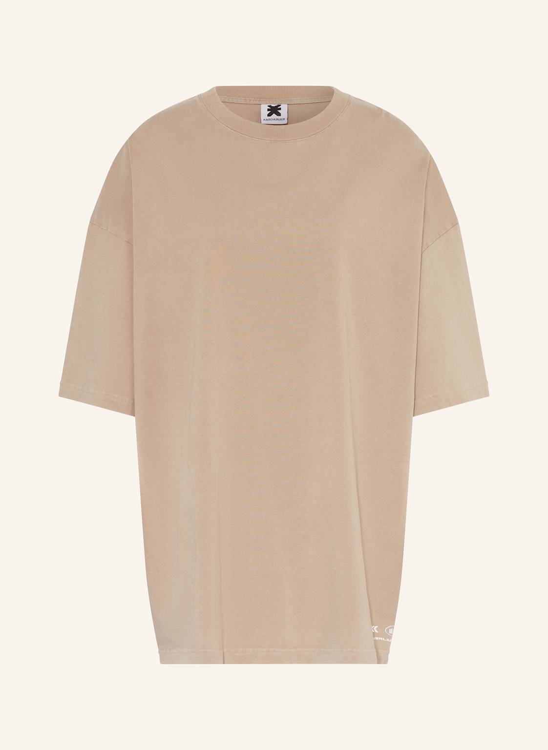 Karo Kauer T-Shirt beige Karo Kauer T-Shirt beige von KARO KAUER