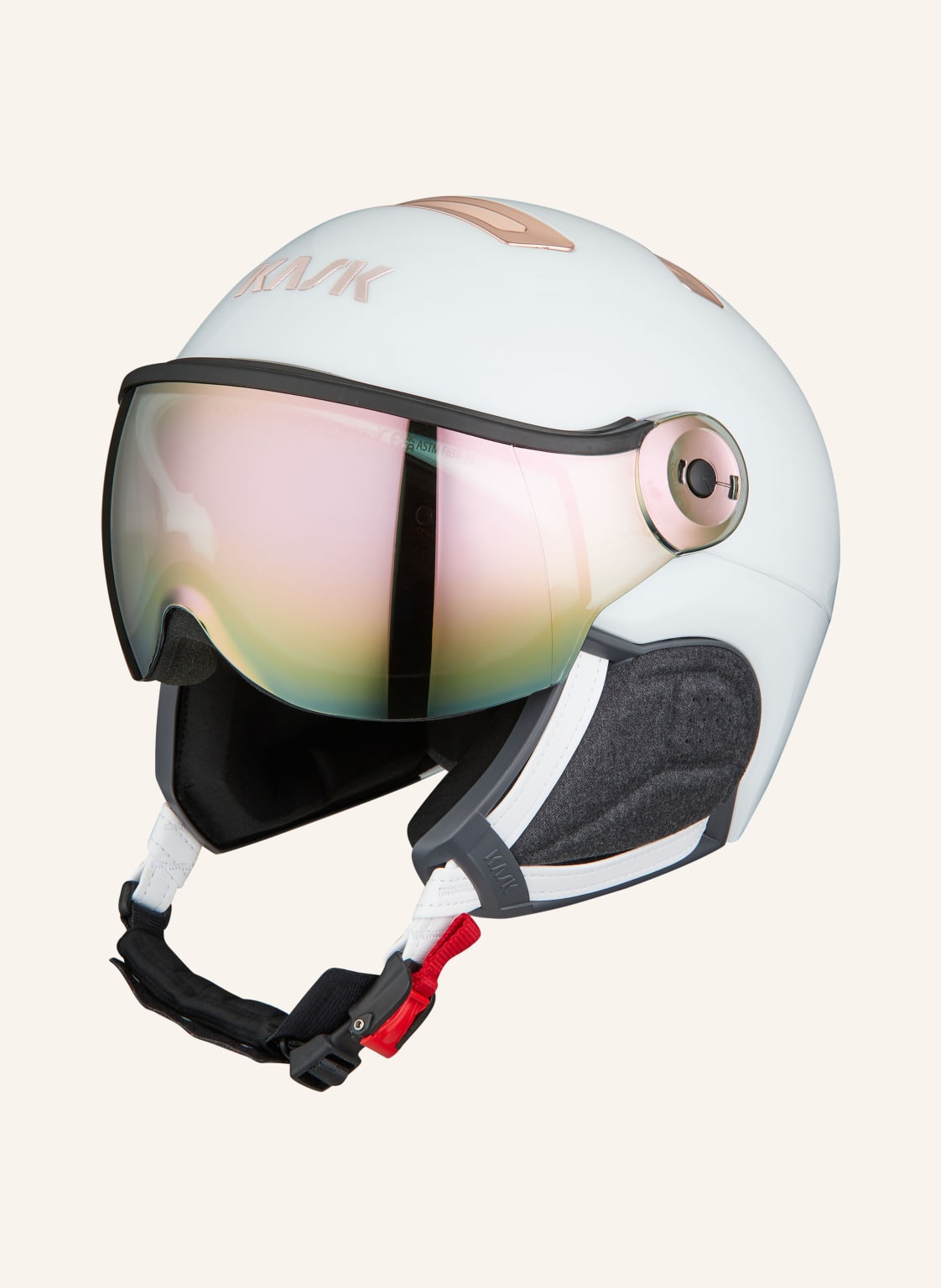 Kask Skihelm Chrome Visor weiss von KASK