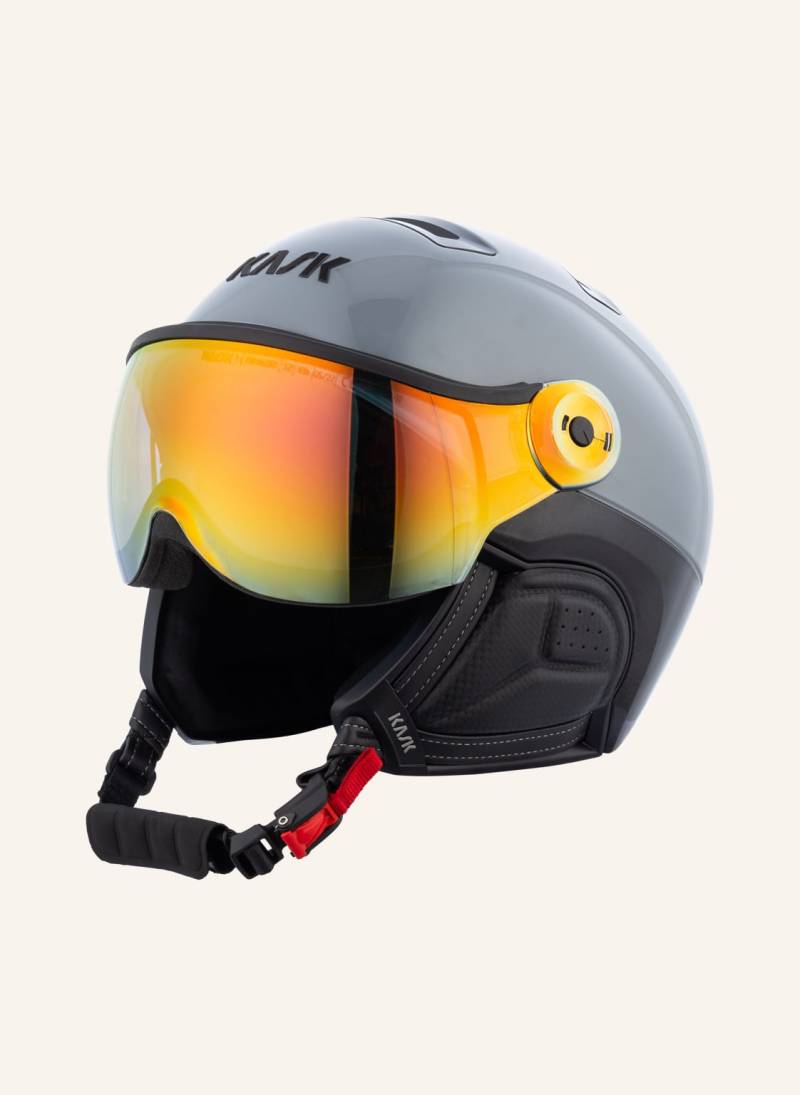 Kask Skihelm Montecarlo Mit Visier grau von KASK