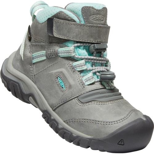 KEEN Wanderschuh C Ridge Flex Mid WP - grau (Grösse: US-Y 8 (24)) von KEEN