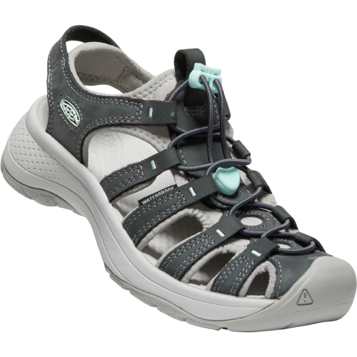 KEEN Damen Astoria West Leather - grau (Grösse: US-W 5 (35)) von KEEN