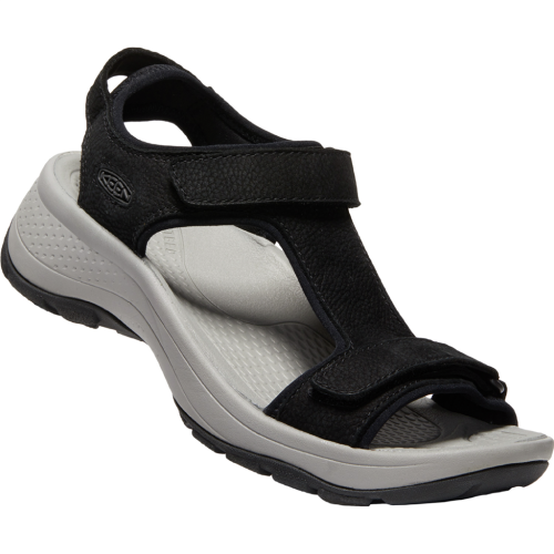 KEEN Trekkingsandalen Damen Astoria West T-Strap - schwarz (Grösse: US-W 9.5) von KEEN