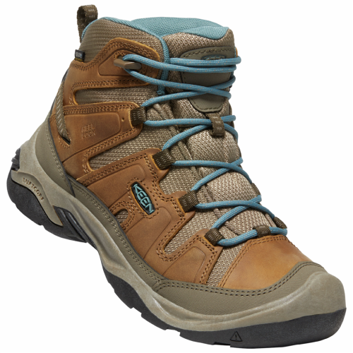 KEEN Wanderschuh Damen Circadia Mid WP - braun (Grösse: US-W 6.5 (37)) von KEEN