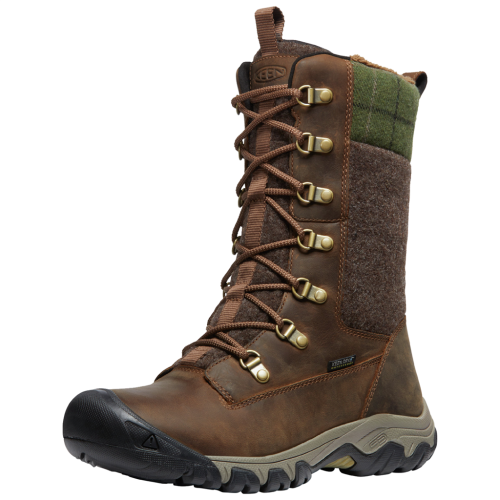 KEEN Damen Greta Tall WP Winterschuh - braun (Grösse: US-W 6) von KEEN