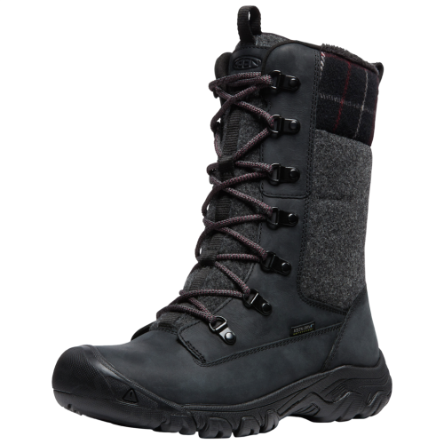 KEEN Damen Greta Tall WP Winterschuh - schwarz (Grösse: US-W 6 (36)) von KEEN