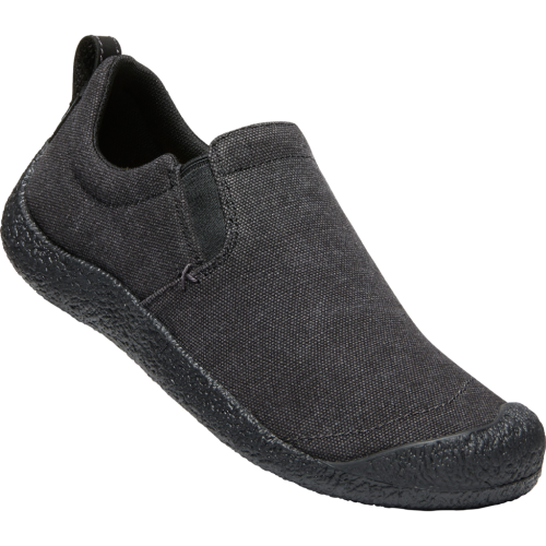 KEEN Damen Howser Canvas Slip-On - schwarz (Grösse: US-W 9) von KEEN