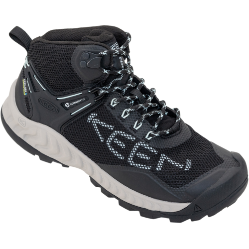 KEEN Wanderschuh Damen Nxis Evo Mid WP - schwarz (Grösse: US-W 10 (40-41)) von KEEN