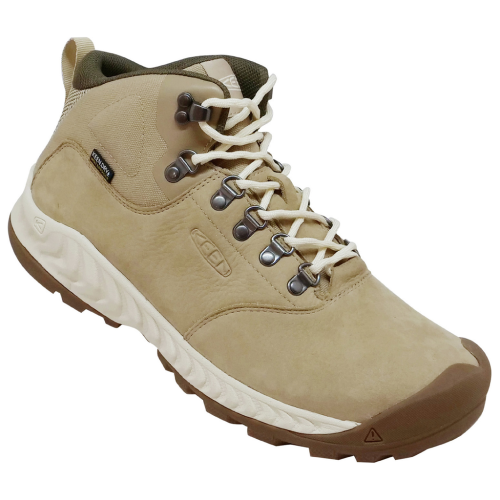 KEEN Wanderschuh Damen Nxis Explorer Mid WP - beige (Grösse: US-W 6 (36)) von KEEN