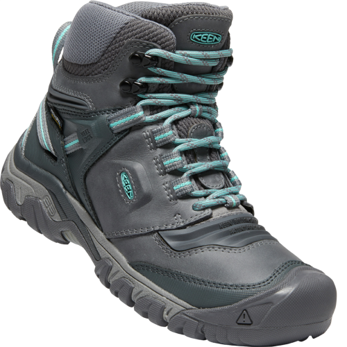 KEEN Wanderschuh Damen Ridge Flex Mid WP - grau (Grösse: US-W 6.5 (37)) von KEEN