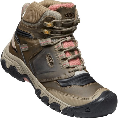 KEEN Wanderschuh Damen Ridge Flex Mid WP - beige (Grösse: US-W 6.5 (37)) von KEEN