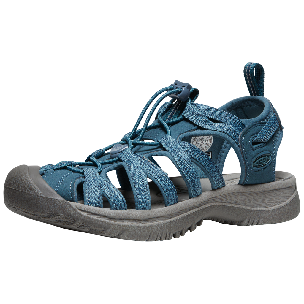 KEEN Damen Trekkingsandalen W Whisper, Blau, aus Nylon von KEEN