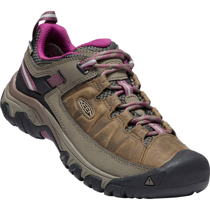 KEEN Damen Wander-/Trekkingschuhe tief W Targhee III WP, Braun, aus wasserdichtem Leder von KEEN