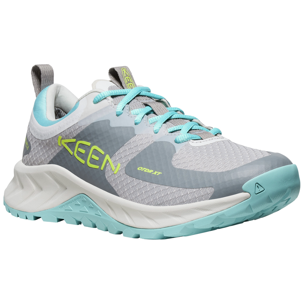 KEEN Damen Wander-/Trekkingschuhe tief W Versacore WP, Blau, aus atmungsaktivem Mesh von KEEN