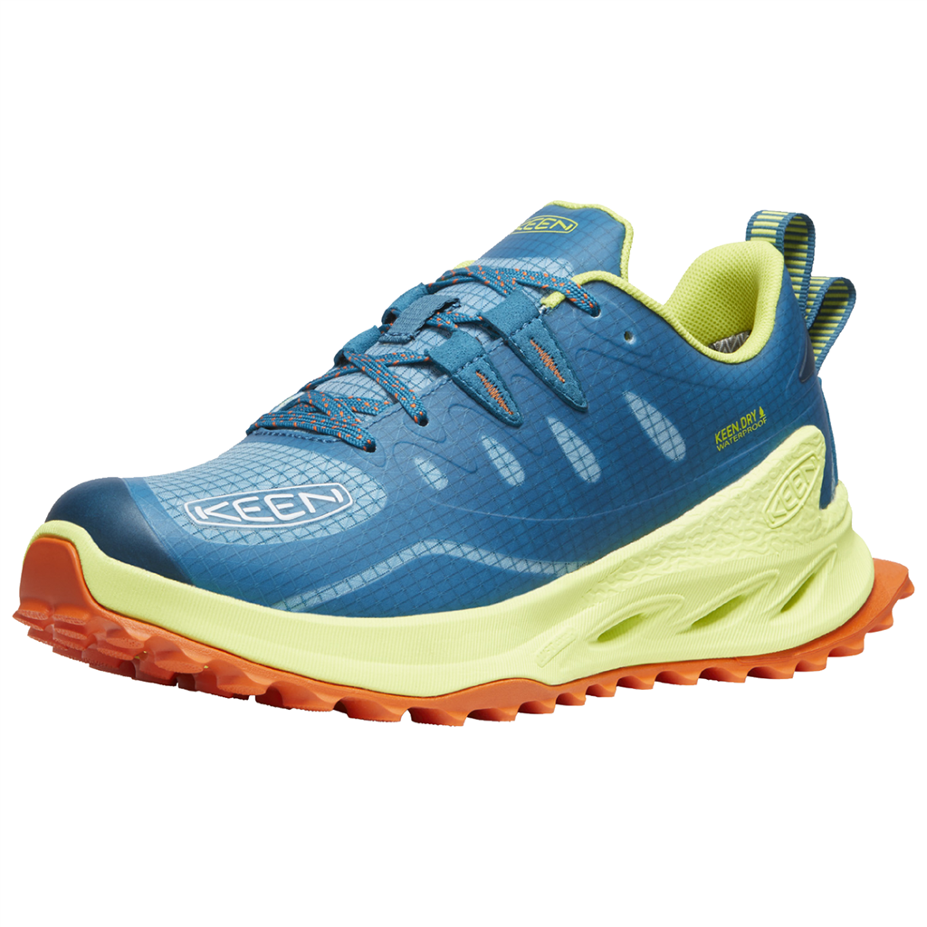 KEEN Damen Wander-/Trekkingschuhe tief W Zionic WP, Blau, aus atmungsaktivem Mesh von KEEN