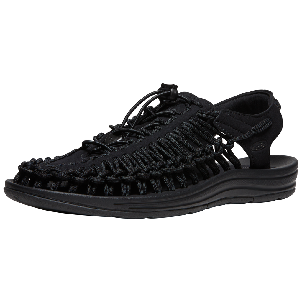 KEEN Herren Freizeitsandalen M Uneek, Schwarz, aus Polyester von KEEN