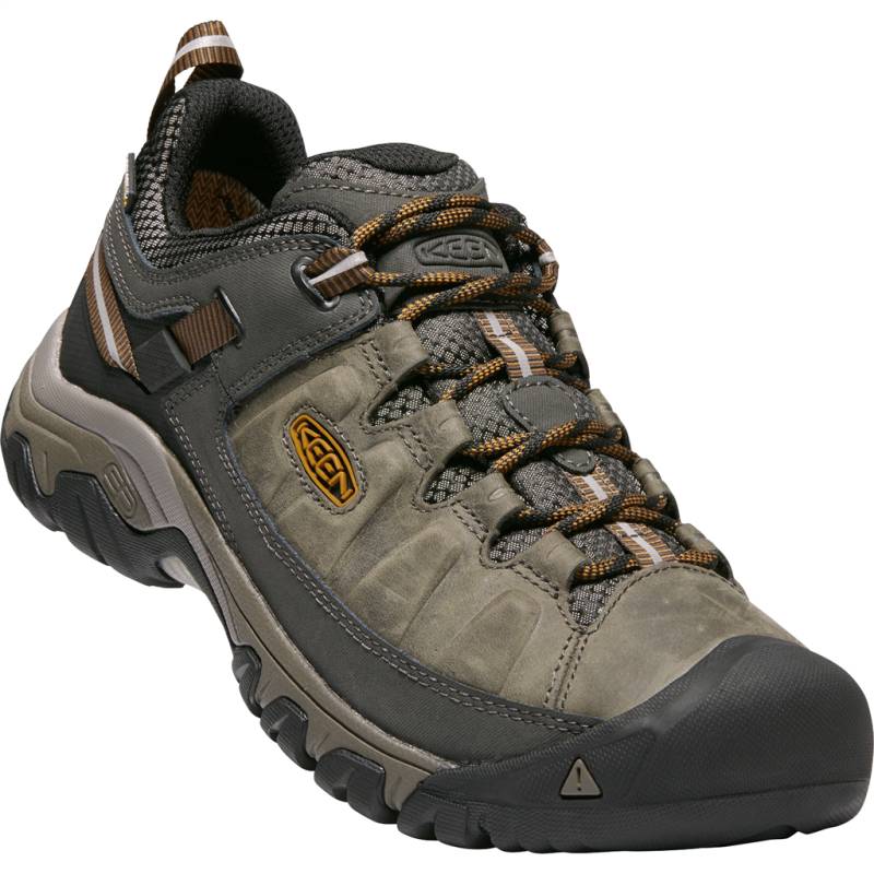 KEEN Herren Wander-/Trekkingschuhe tief M Targhee III WP, Grün, aus wasserdichtem Leder von KEEN