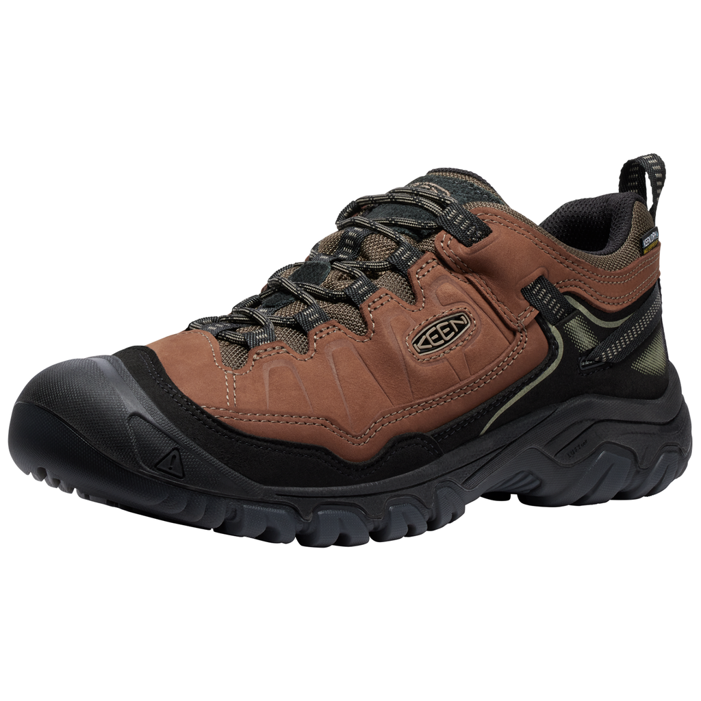 KEEN Herren Wander-/Trekkingschuhe tief M Targhee IV WP, Braun, aus Nubuk-Leder von KEEN