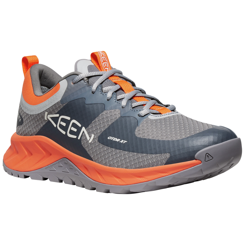 KEEN Herren Wander-/Trekkingschuhe tief M Versacore WP, Grau, aus atmungsaktivem Mesh von KEEN