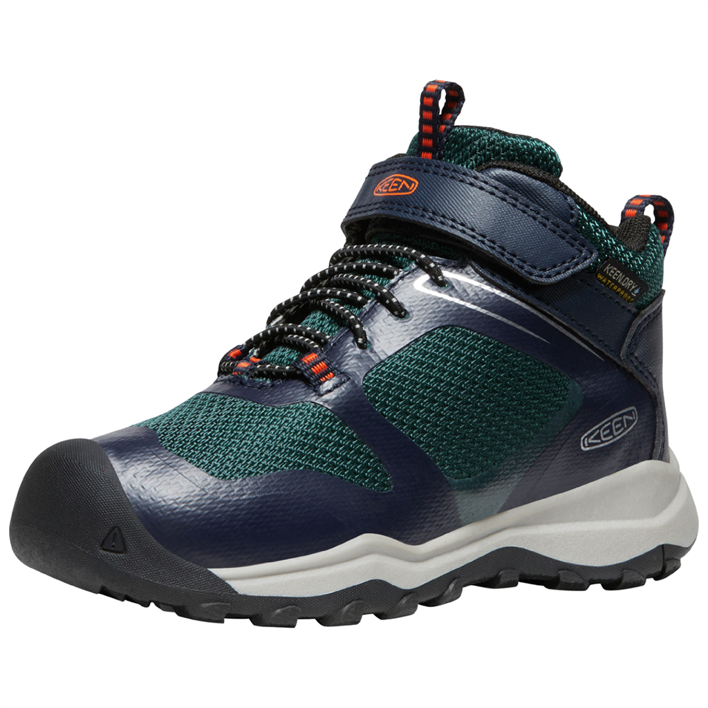 KEEN Kinder Wander-/Trekkingschuhe halbhoch C Wanduro Mid WP, Grau, aus von KEEN