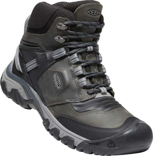 KEEN Wanderschuh M Ridge Flex Mid WP - grau (Grösse: US-M 9.5 (42-43)) von KEEN