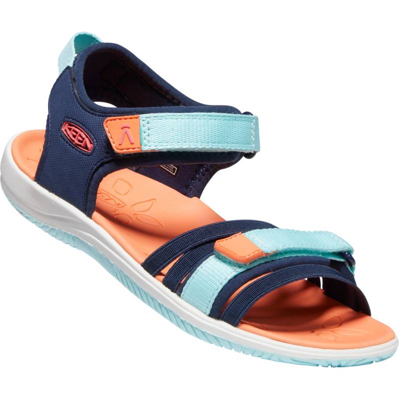 KEEN Mädchen Trekkingsandalen C Verano, Blau, aus Polyester von KEEN