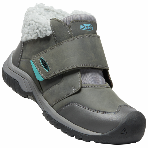 KEEN Y Kootenay IV Mid WP Winterschuh - grau (Grösse: US-Y 1) von KEEN