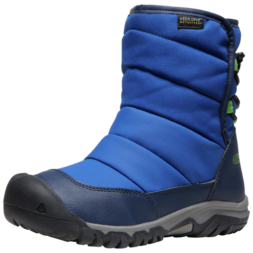 KEEN Y Puffrider WP Winterschuh - blau (Grösse: US-Y 2) von KEEN