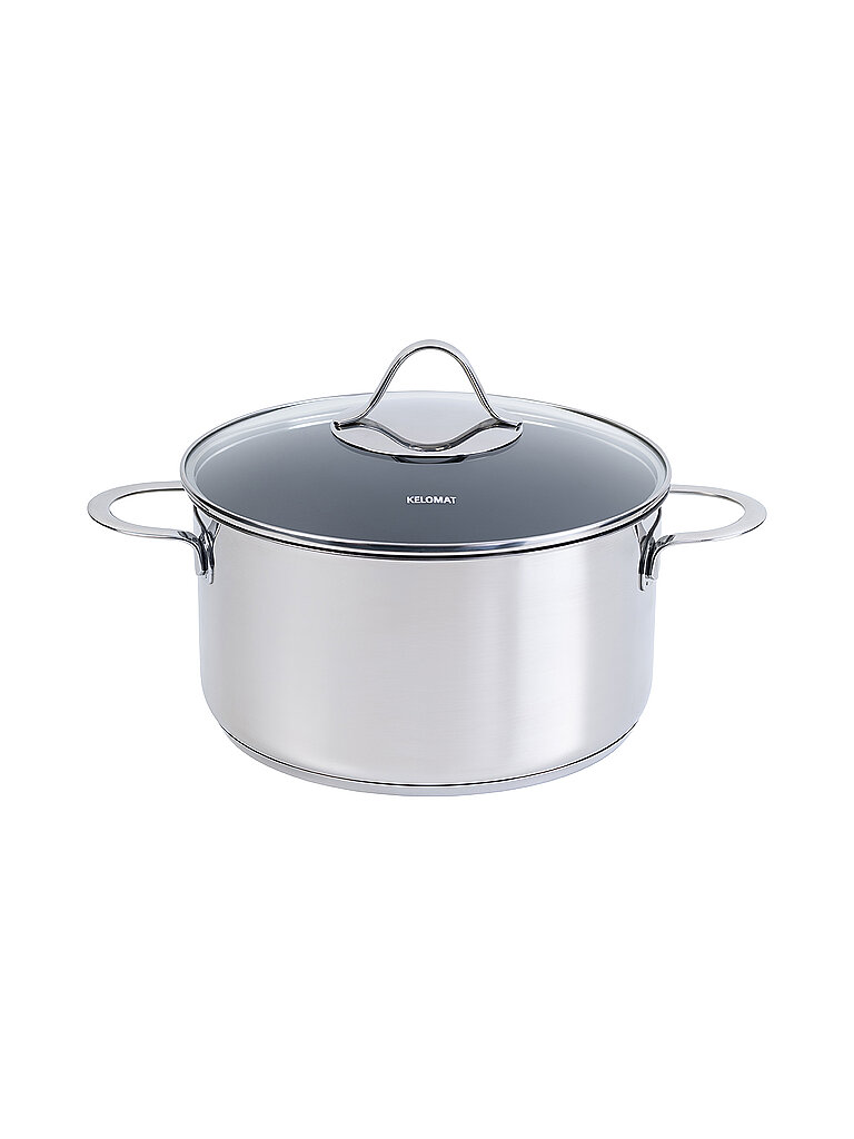 KELOMAT Fleischtopf 24cm / 5,7l Perfekt Edelstahl Antihaft silber KELOMAT Fleischtopf 24cm / 5,7l Perfekt Edelstahl Antihaft silber von KELOMAT