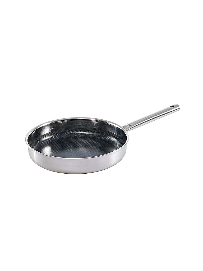 KELOMAT Pfanne 28cm PRIME Edelstahl mit Wabenstruktur silber KELOMAT Pfanne 28cm PRIME Edelstahl mit Wabenstruktur silber von KELOMAT